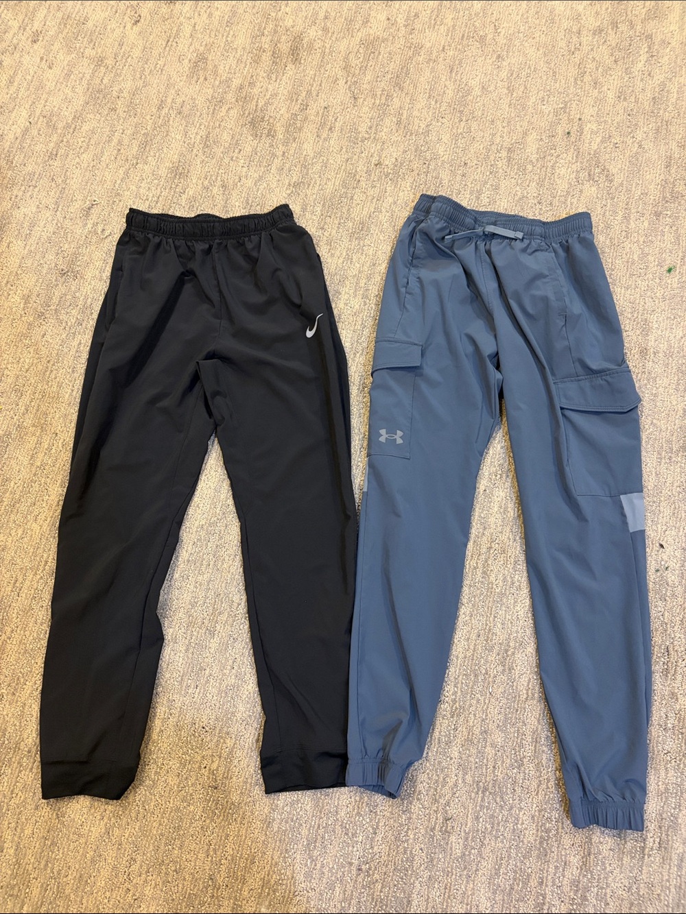 Nike & Under Armor Black and blue Kids Joggers